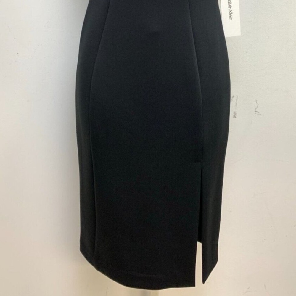 Calvin Klein Side Slit Sheath Dress - Picture 4 of 10